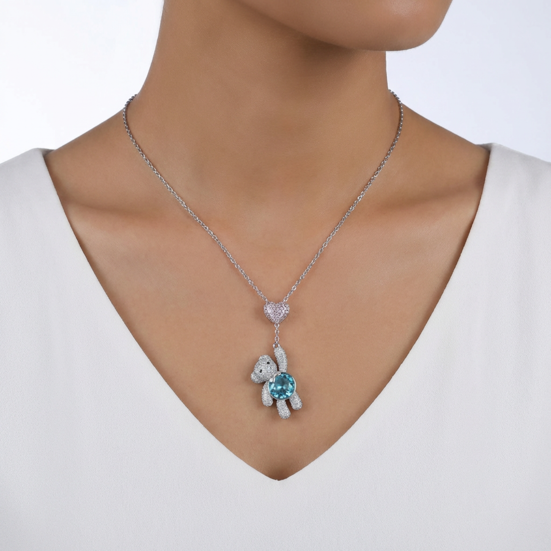 The Bear In The Air Choker Necklace