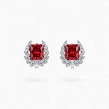 Ruby Stud Earrings