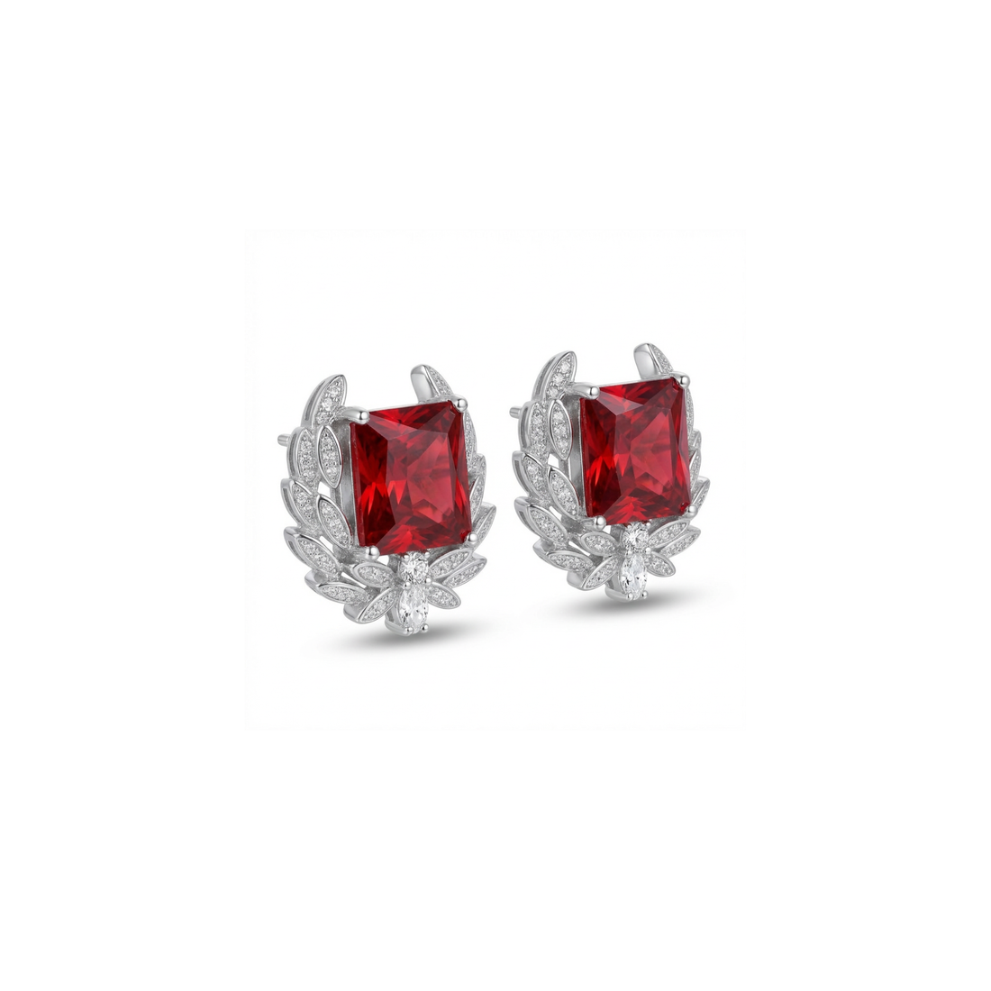 Ruby Stud Earrings