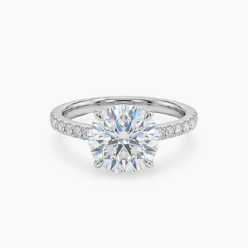 Grand Air Solitaire Ring