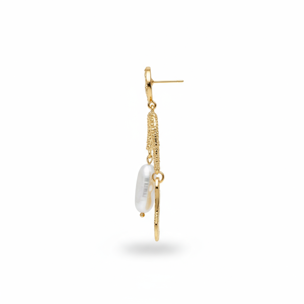 Vintage Inspired Freshwater Pearl Earrings