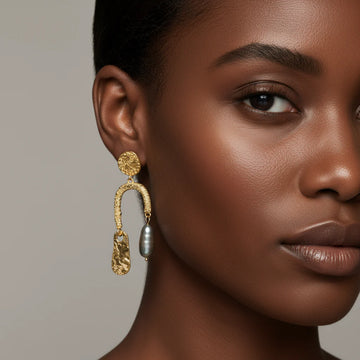 Vintage Inspired Freshwater pearl earrings