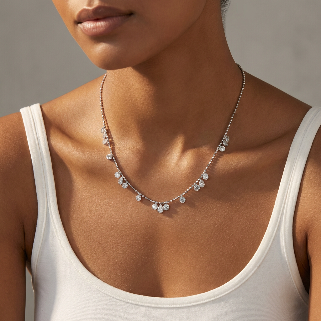 The Champagne Splashes Necklace