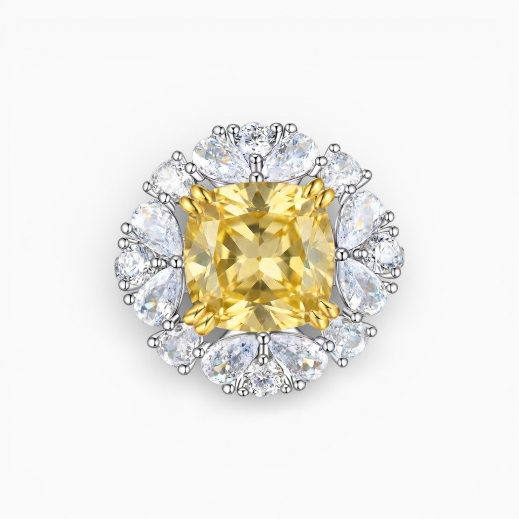 The Soleil Flower Cocktail Ring