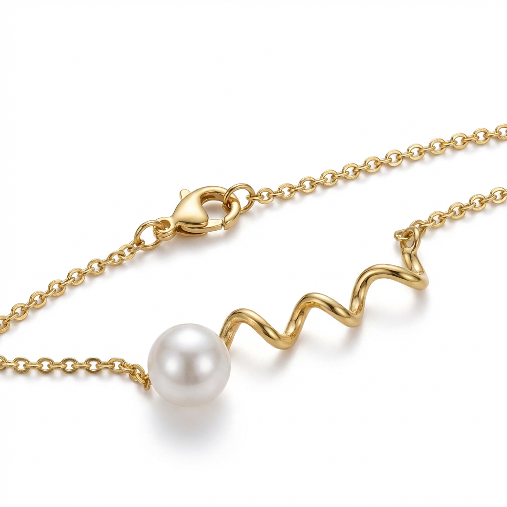 The Coastal Wave Necklace