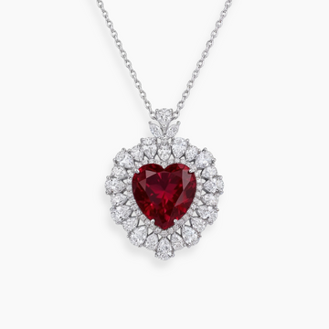 The Heart of Bordeaux Statement Necklace