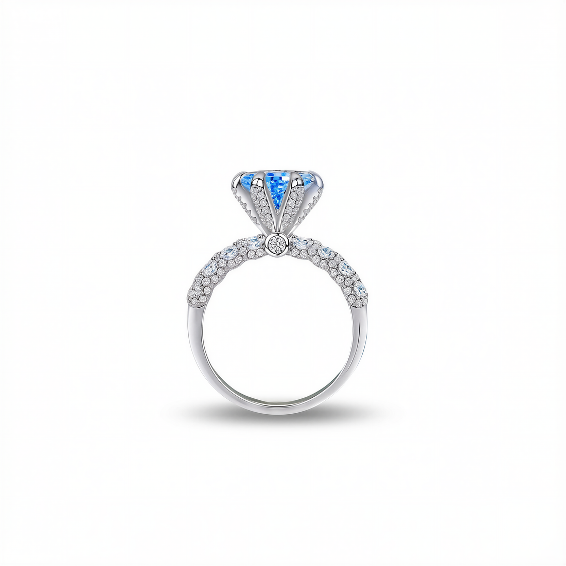 The Evermore Sky Solitaire Ring