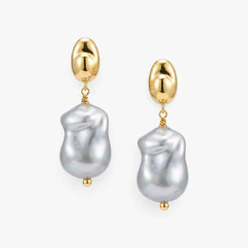 Baroque Pearl Drop Earrings