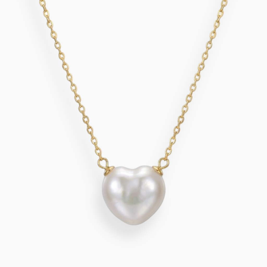 Baroque Pearl Heart Shaped Pendant