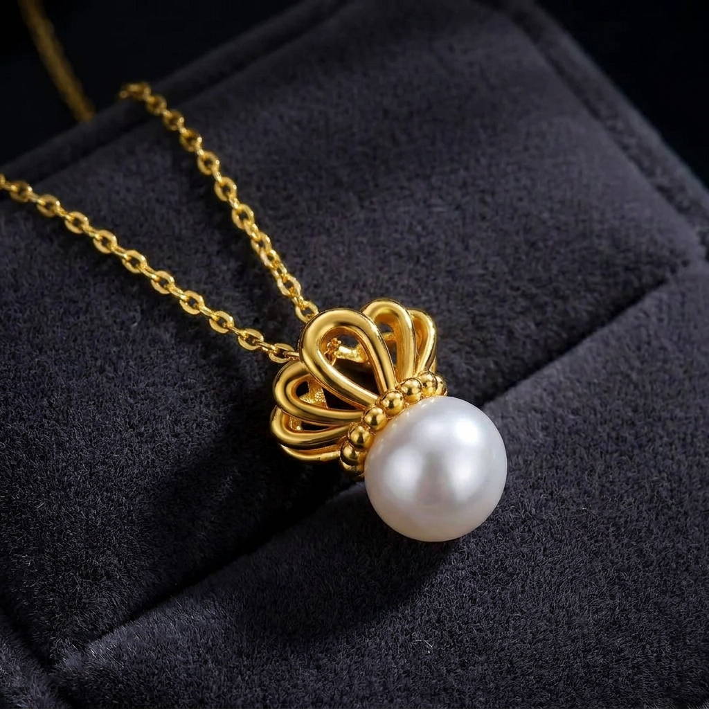 The Crown Pearl Pendant