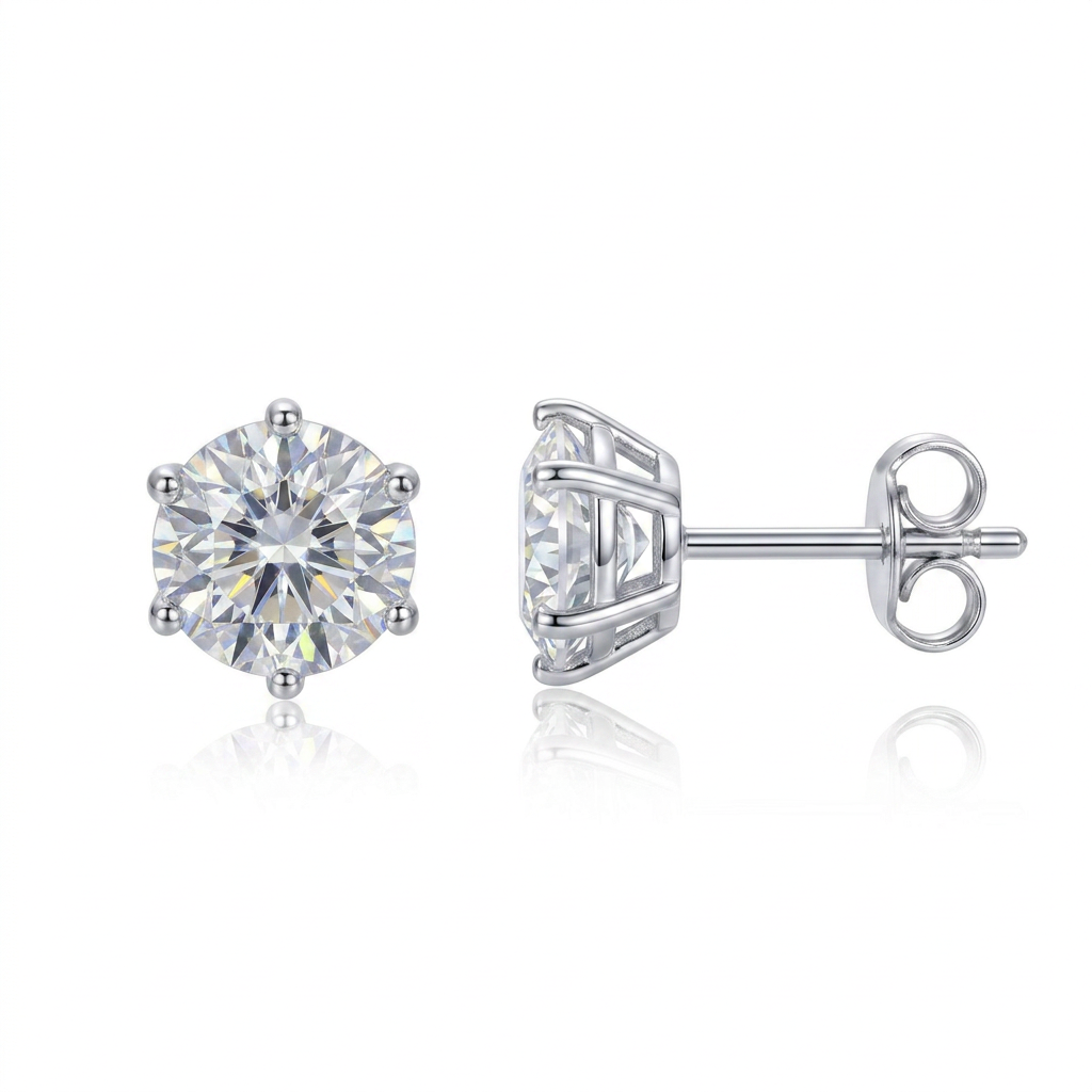 Ever Yours Solitaire Studs