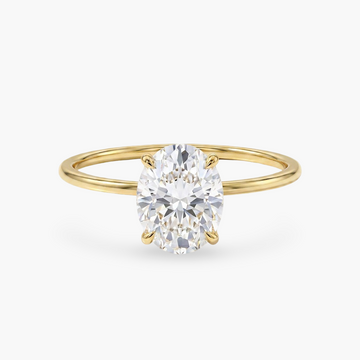 Classic Brilliant Oval Cut Engagement Ring
