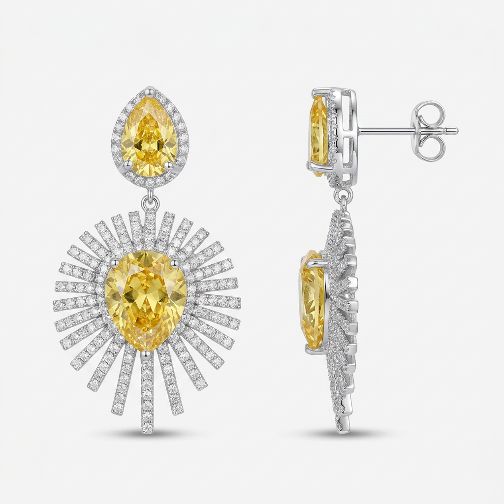 Firework Drop Earrings